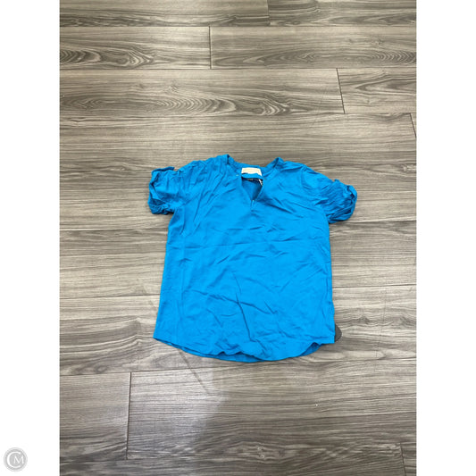 Top Short Sleeve Basic By Michael By Michael Kors In Blue, Size: S