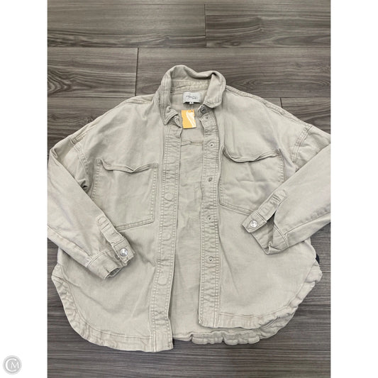 Jacket Denim By Royalty In Cream, Size: S