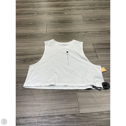 Athletic Tank Top By Under Armour In White, Size: M