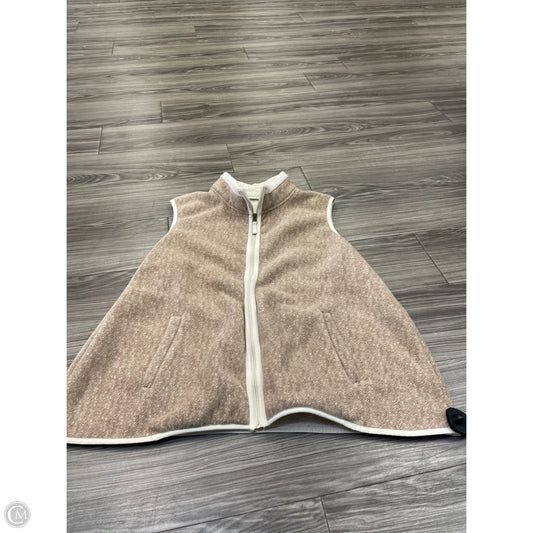 Vest Faux Fur & Sherpa By Croft And Barrow In Brown, Size: 3x