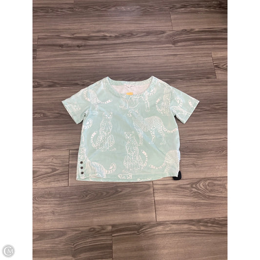 Top Short Sleeve Basic By Jane And Delancey In Teal, Size: Xs