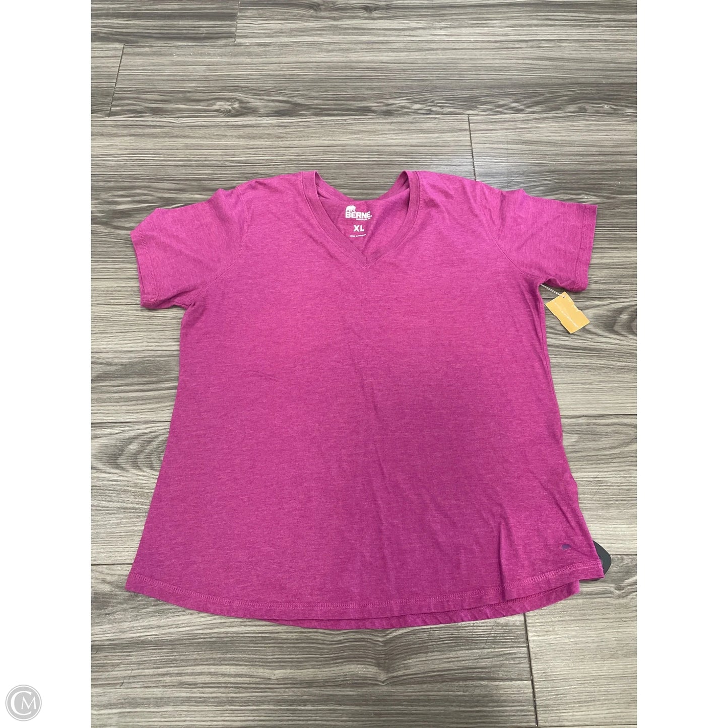 Top Short Sleeve Basic By Cmc In Pink, Size: Xl