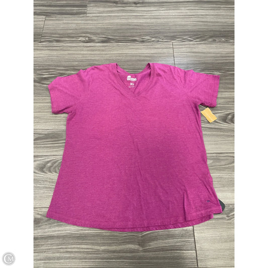 Top Short Sleeve Basic By Cmc In Pink, Size: Xl
