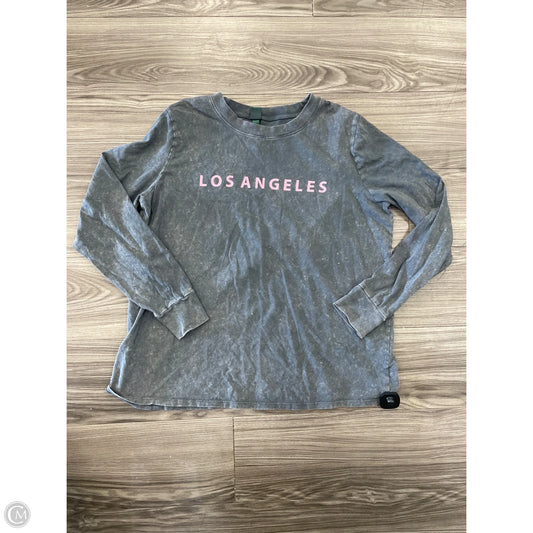 Top Long Sleeve Basic By Wild Fable In Grey, Size: Xxl