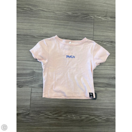 Top Short Sleeve Basic By Clothes Mentor In Pink, Size: M