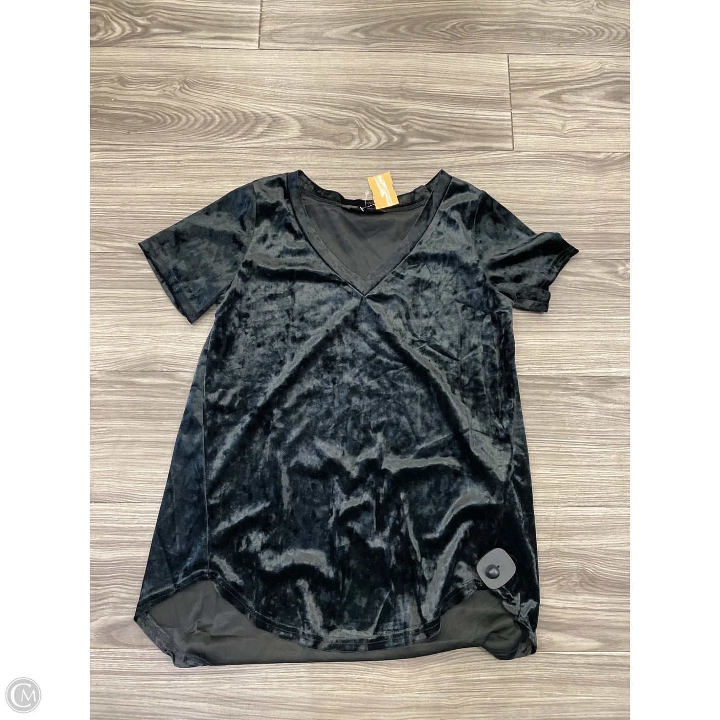 Top Short Sleeve Basic By Amaryllis In Black, Size: S