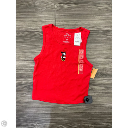Tank Top By Disney In Red, Size: S
