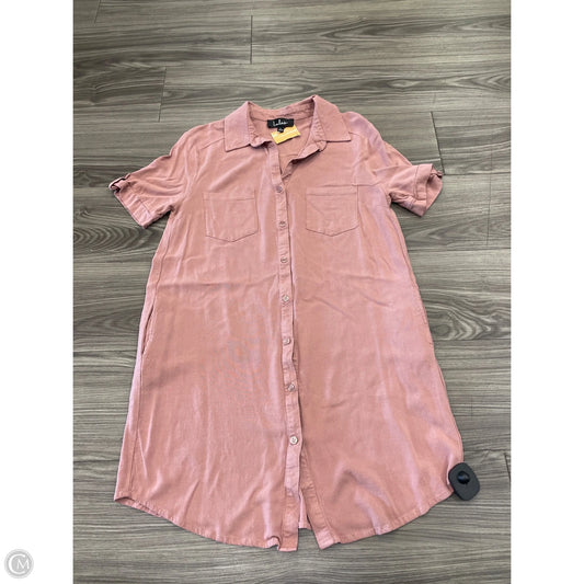 Dress Casual Short By Lulus In Pink, Size: L