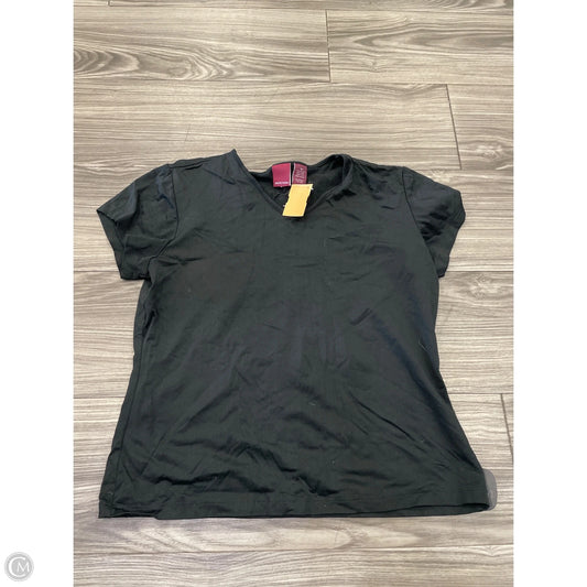 Top Short Sleeve Basic By Merona In Black, Size: M