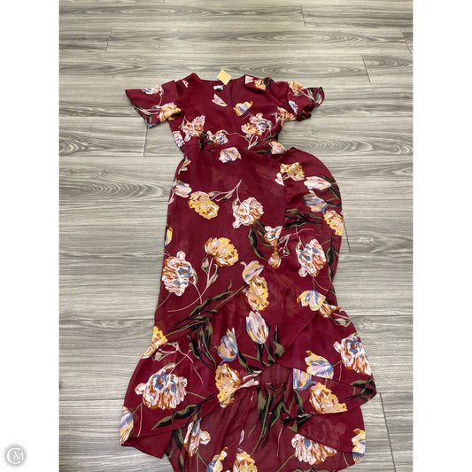 Dress Casual Midi By A New Day In Floral Print, Size: Xs