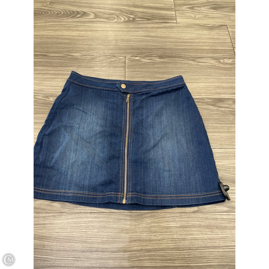 Skirt Mini & Short By Celebrity Pink In Blue, Size: 10