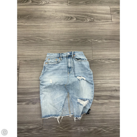 Skirt Designer By All Saints In Blue, Size: 0
