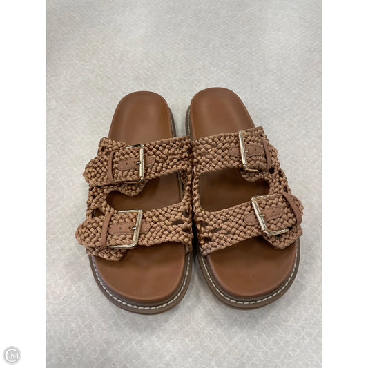 Sandals Flats By Joie In Brown, Size: 8