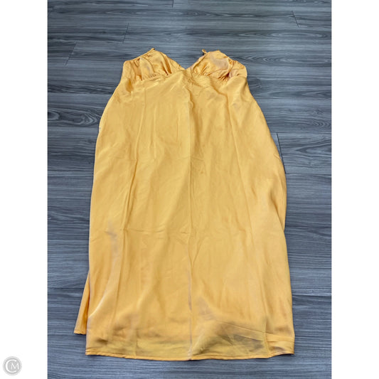 Dress Casual Maxi By Abercrombie And Fitch In Yellow, Size: Xl