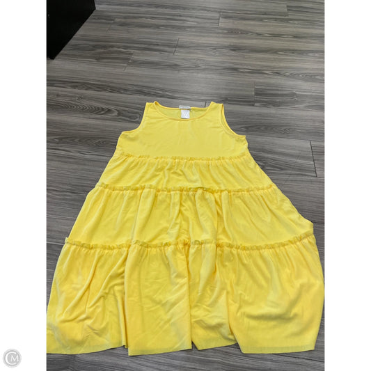 Dress Casual Short By Zenana In Yellow, Size: L