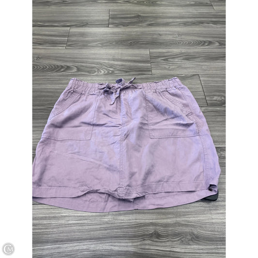 Skort By Clothes Mentor In Purple, Size: Xl