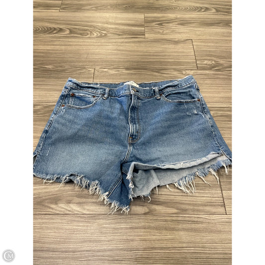 Shorts By Abercrombie And Fitch In Blue, Size: 18