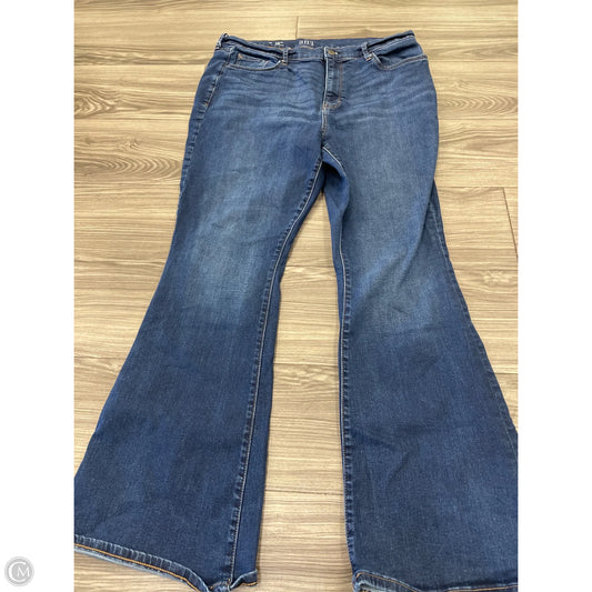 Jeans Flared By Ana In Blue, Size: 16