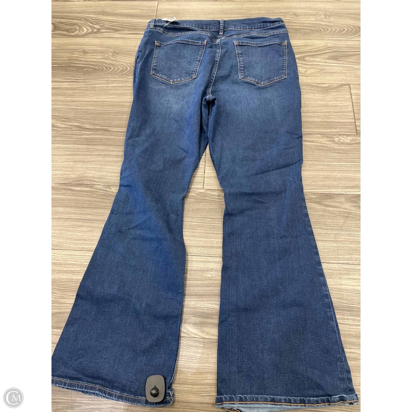 Jeans Flared By Ana In Blue, Size: 16