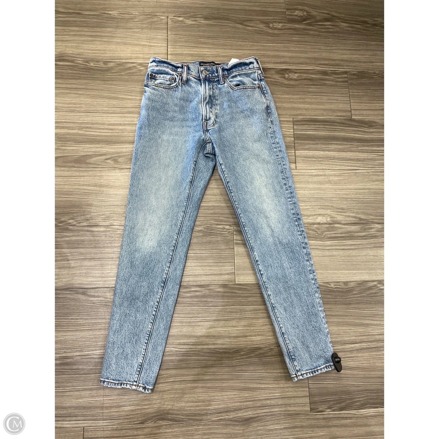 Jeans Straight By Abercrombie And Fitch In Blue, Size: 6