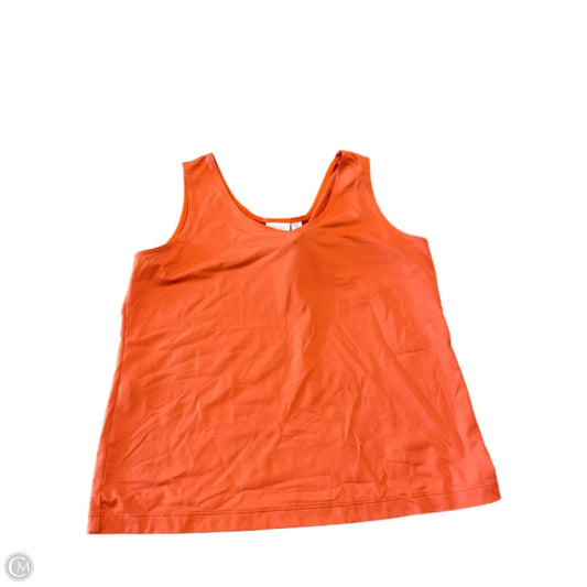 Tank Top By Chicos In Orange, Size: Xl