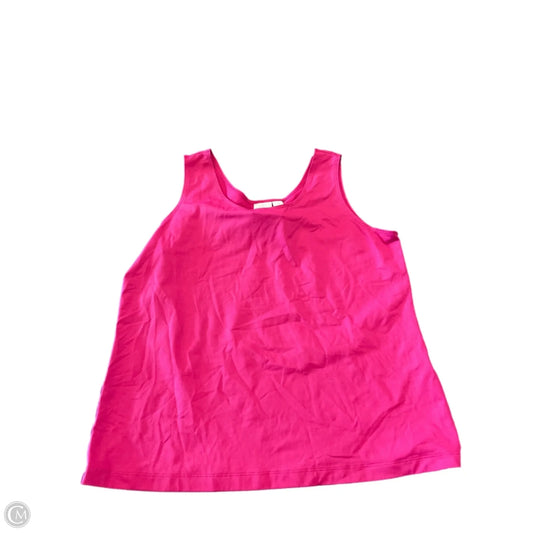 Tank Top By Chicos In Pink, Size: Xl