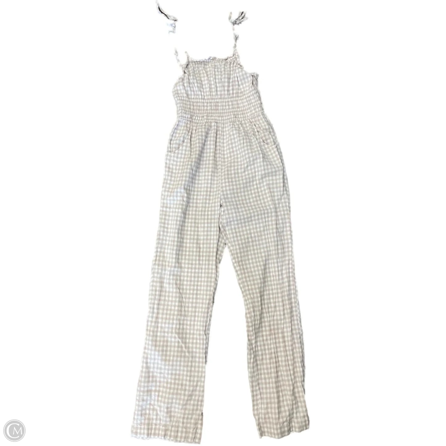 Romper By Clothes Mentor In Plaid Pattern, Size: S