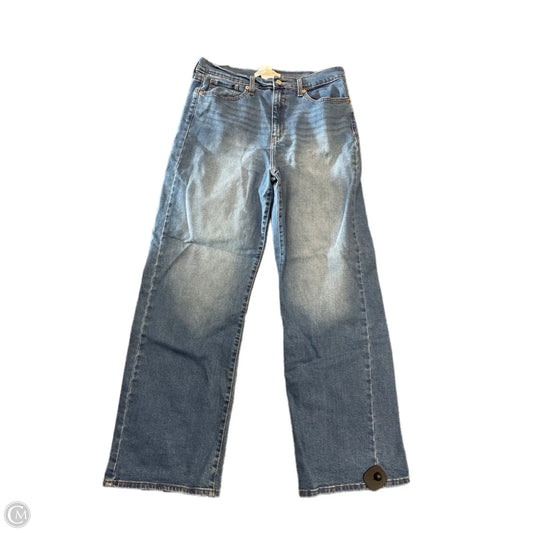 Jeans Straight By Levis In Blue, Size: 12