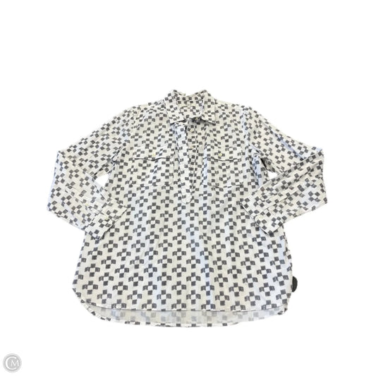 Top Long Sleeve By Madewell In Striped Pattern, Size: L