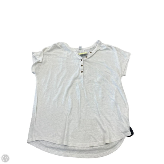 Top Short Sleeve By Old Navy In White, Size: L