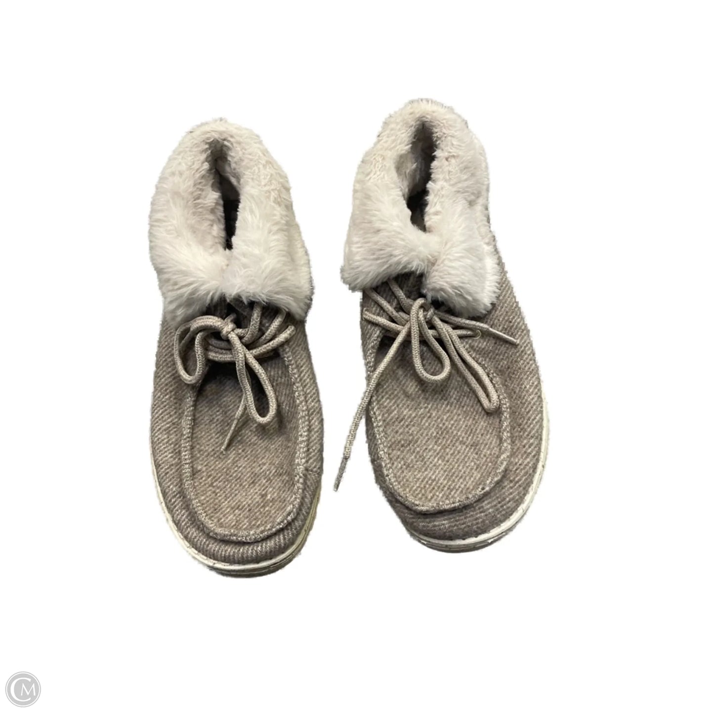Shoes Athletic By Hey Dude In Grey, Size: 9