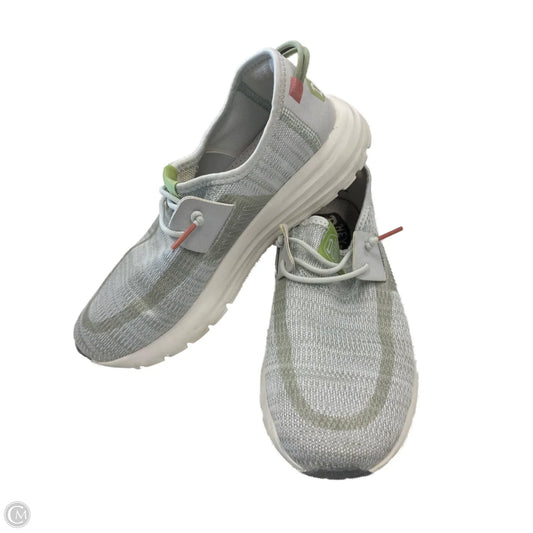 Shoes Sneakers By Hey Dude In Green, Size: 8