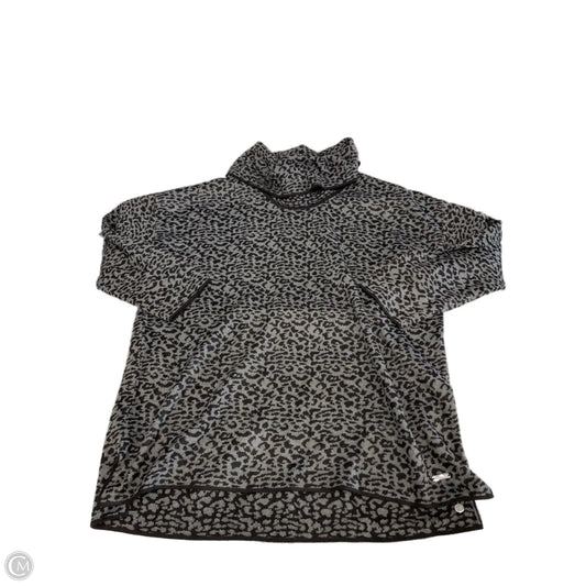 Sweater By Calvin Klein In Animal Print, Size: L