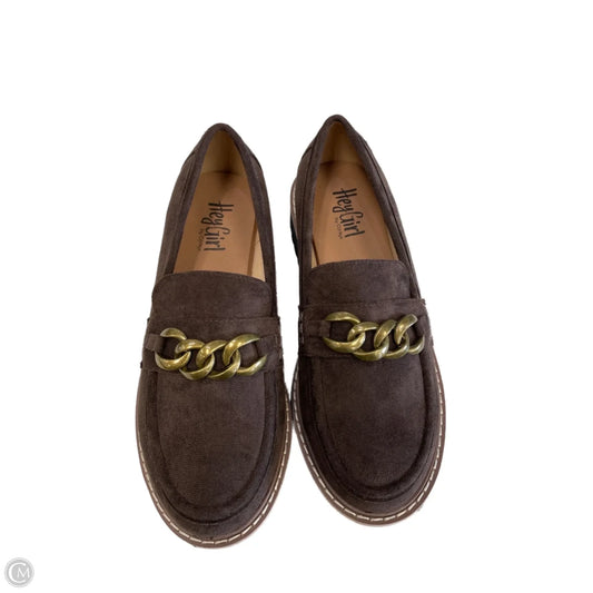 Shoes Heels Block By Corkys In Brown, Size: 7