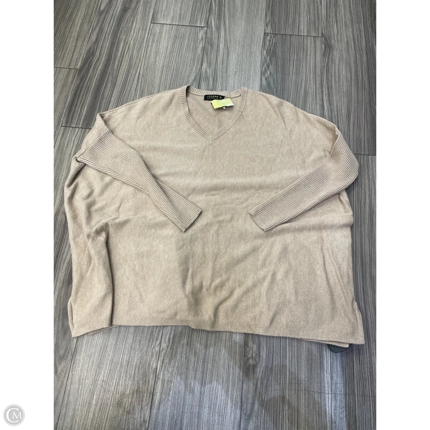 Sweater By Joseph A. In Tan, Size: S