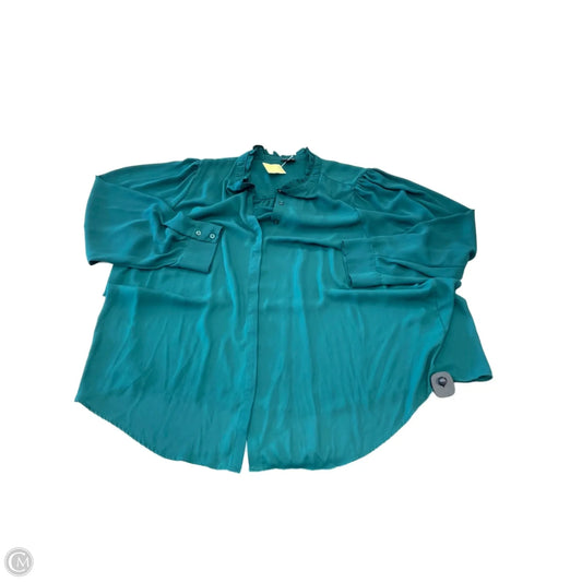 Top Long Sleeve By Torrid In Green, Size: 4x