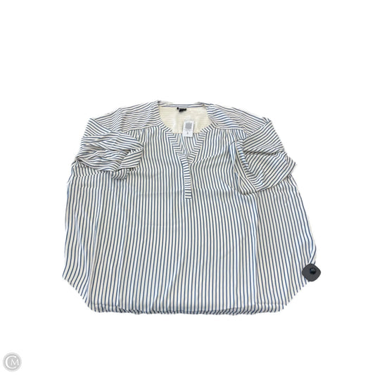 Top Long Sleeve By Torrid In Striped Pattern, Size: 4x