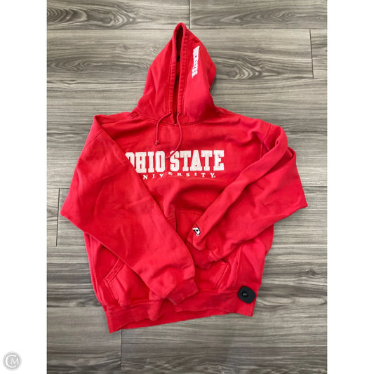 Athletic Sweatshirt Hoodie By Clothes Mentor In Red, Size: Xl