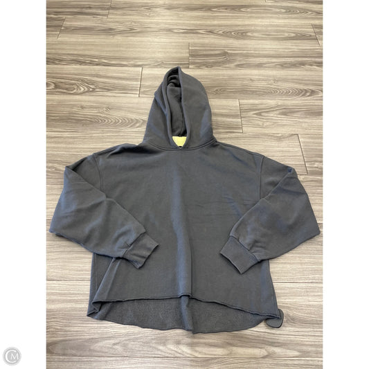 Sweatshirt Hoodie By Abercrombie And Fitch In Grey, Size: M