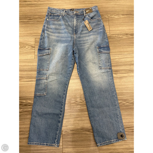 Jeans Wide Leg By Express In Blue, Size: 14l