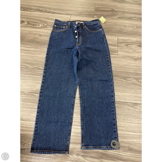 Jeans Straight By Levis In Blue, Size: 8