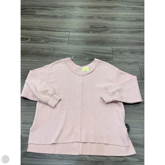 Sweatshirt Crewneck By Aerie In Pink, Size: S