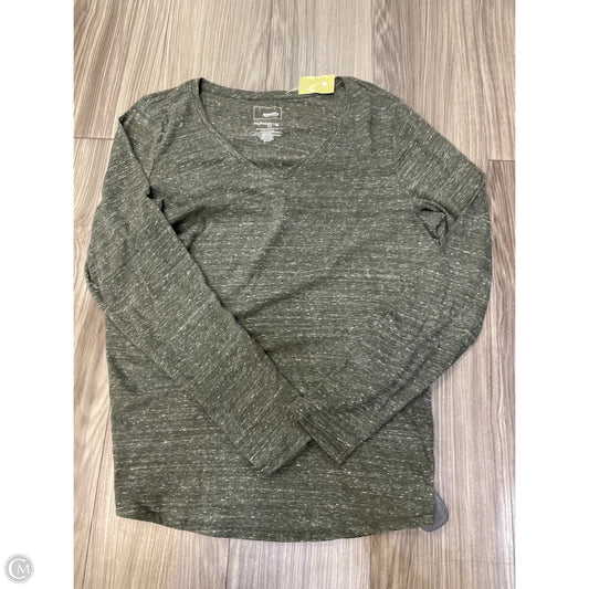 Top Long Sleeve By Sonoma In Green, Size: Xl