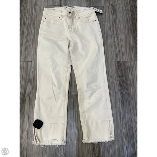 Jeans Cropped By Liverpool In Cream, Size: 2