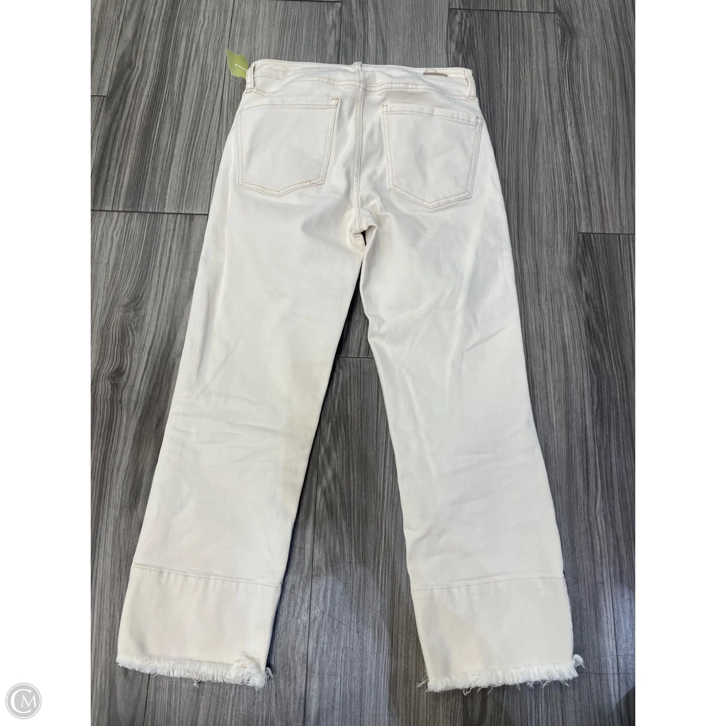 Jeans Cropped By Liverpool In Cream, Size: 2