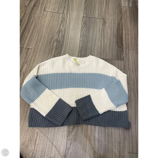 Sweater By Moon And Madison In Striped Pattern, Size: M