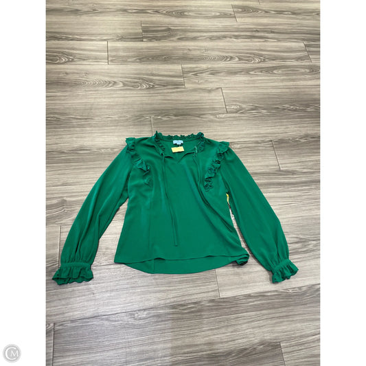 Top Long Sleeve By Cece In Green, Size: Xl