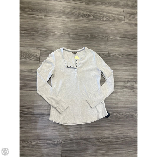 Top Long Sleeve By Clothes Mentor In Grey, Size: S