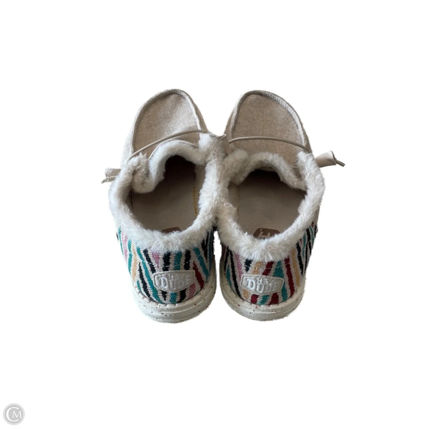 Shoes Sneakers By Hey Dude In Multi-colored, Size: 7