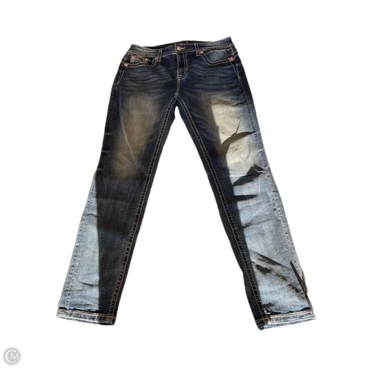 Jeans Skinny By Miss Me In Blue, Size: 12